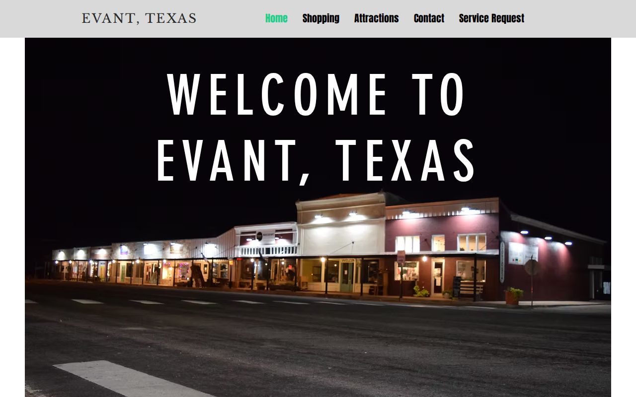 Evant city contact route for a warrant record question